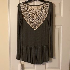 Grey Jolt top/jumper